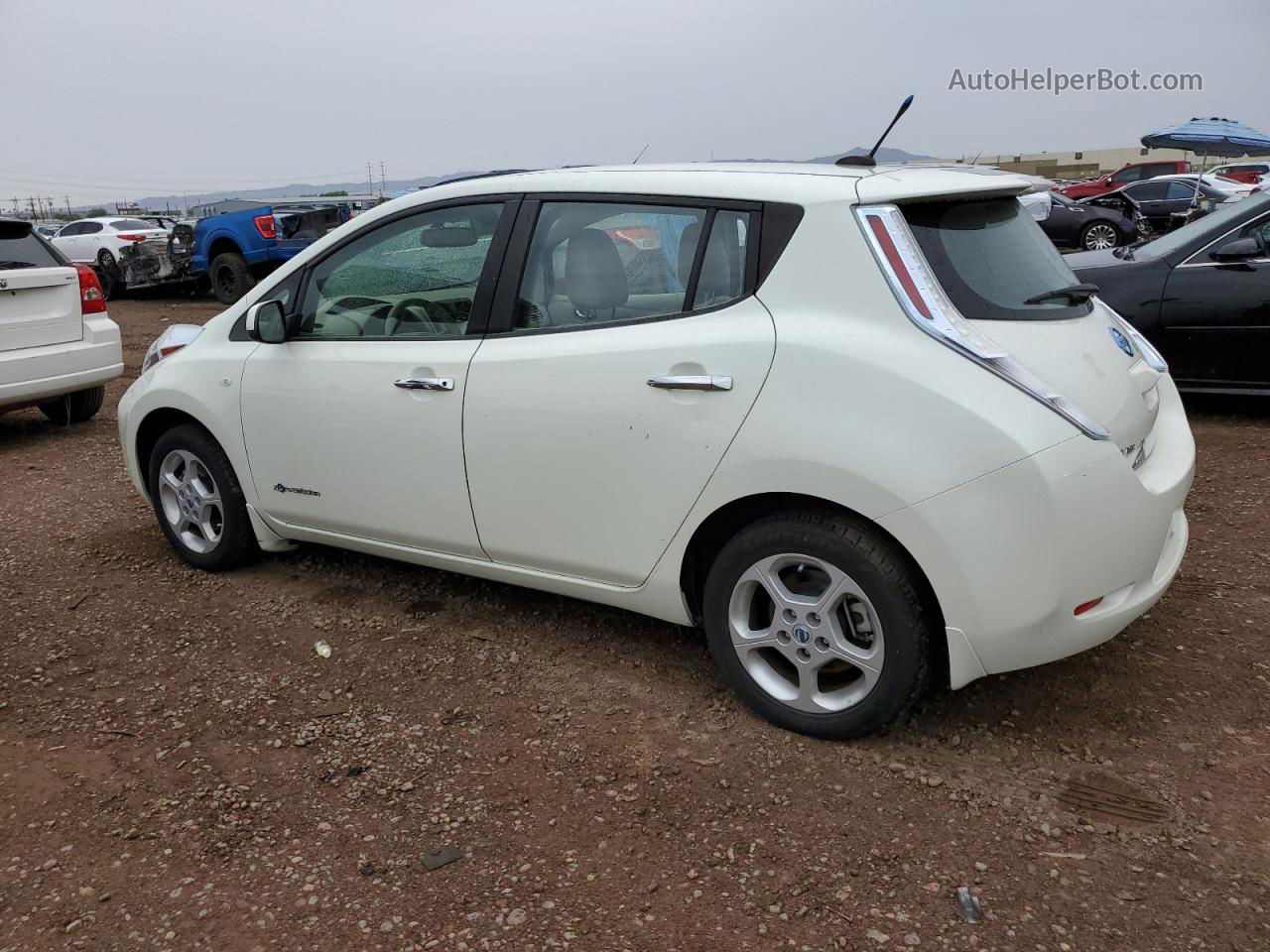 2011 Nissan Leaf Sv White vin: JN1AZ0CP8BT008869