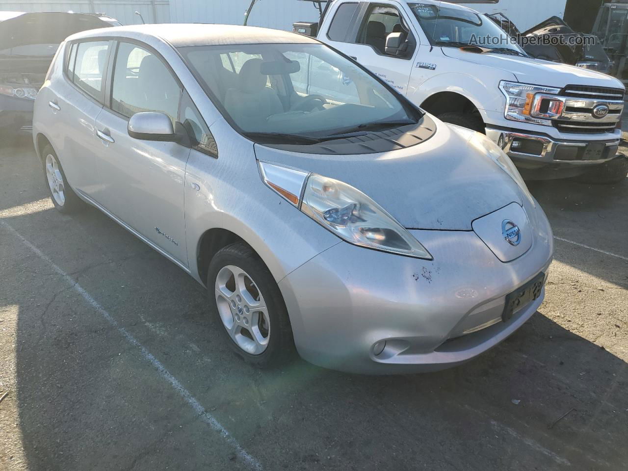 2011 Nissan Leaf Sv Silver vin: JN1AZ0CP9BT003941