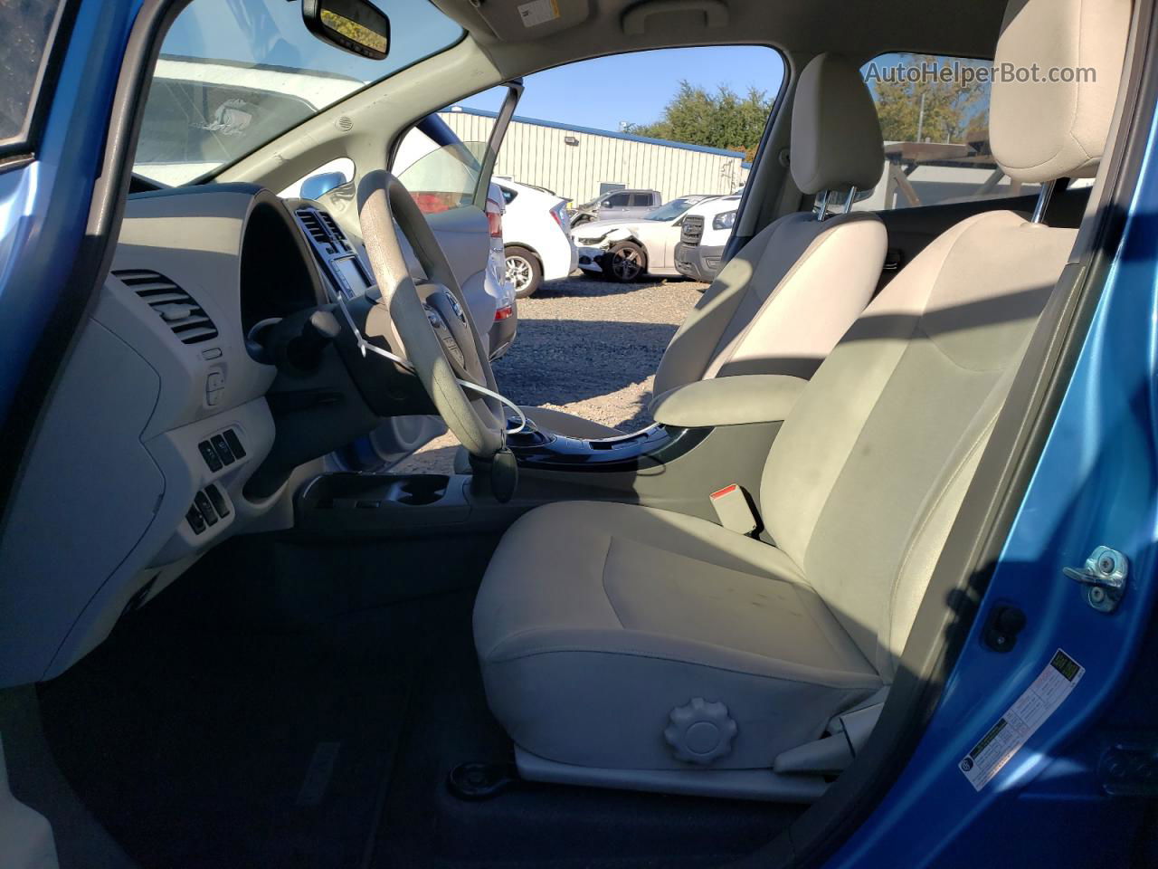 2011 Nissan Leaf Sv Blue vin: JN1AZ0CP9BT005303