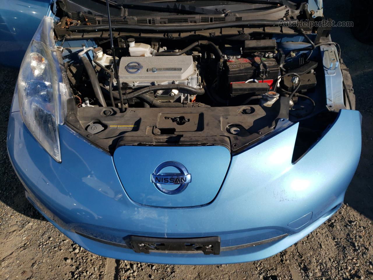 2011 Nissan Leaf Sv Blue vin: JN1AZ0CP9BT005303