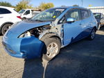 2011 Nissan Leaf Sv Blue vin: JN1AZ0CP9BT005303