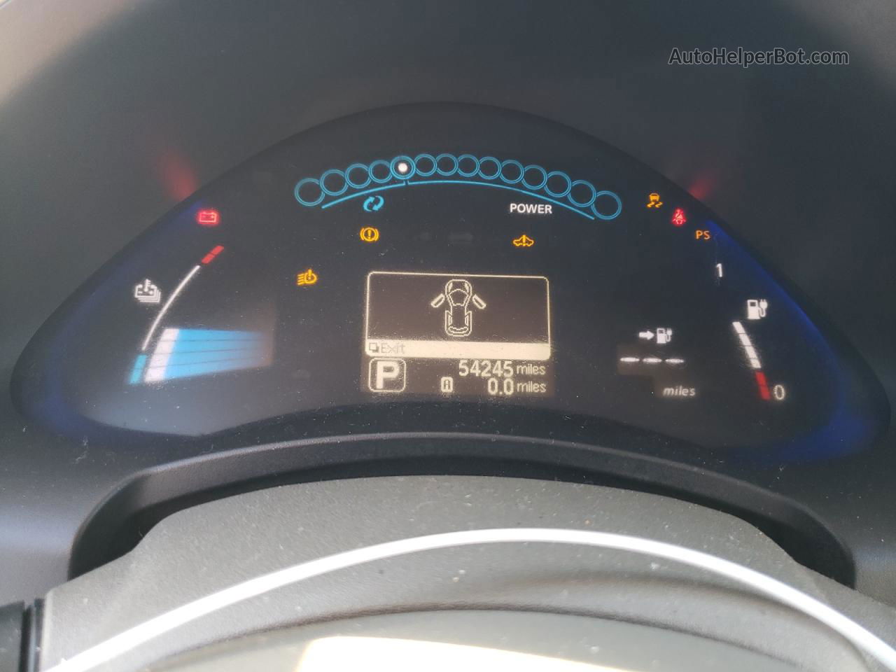 2011 Nissan Leaf Sv Blue vin: JN1AZ0CP9BT005303