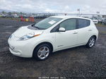 2011 Nissan Leaf Sl White vin: JN1AZ0CP9BT008363