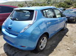 2011 Nissan Leaf Sv Синий vin: JN1AZ0CP9BT008377