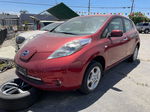 2011 Nissan Leaf Sv Red vin: JN1AZ0CP9BT009206