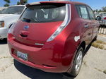 2011 Nissan Leaf Sv Red vin: JN1AZ0CP9BT009206