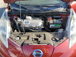 2011 Nissan Leaf Sv Red vin: JN1AZ0CP9BT009206