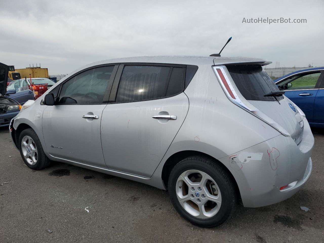 2011 Nissan Leaf Sv Серебряный vin: JN1AZ0CPXBT000370