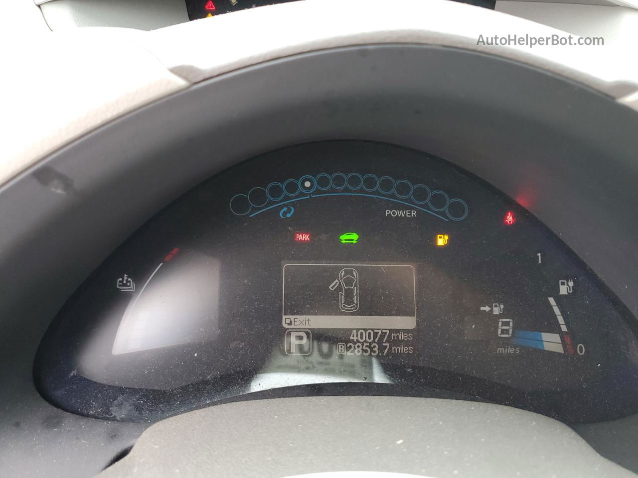 2011 Nissan Leaf Sv Серебряный vin: JN1AZ0CPXBT000370