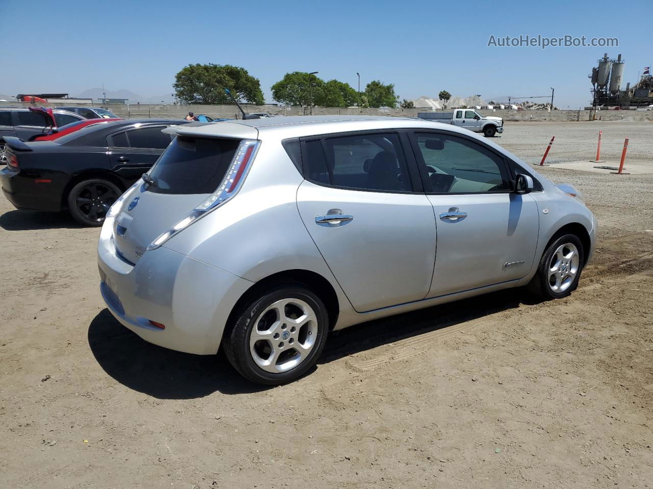 2011 Nissan Leaf Sv Silver vin: JN1AZ0CPXBT001695