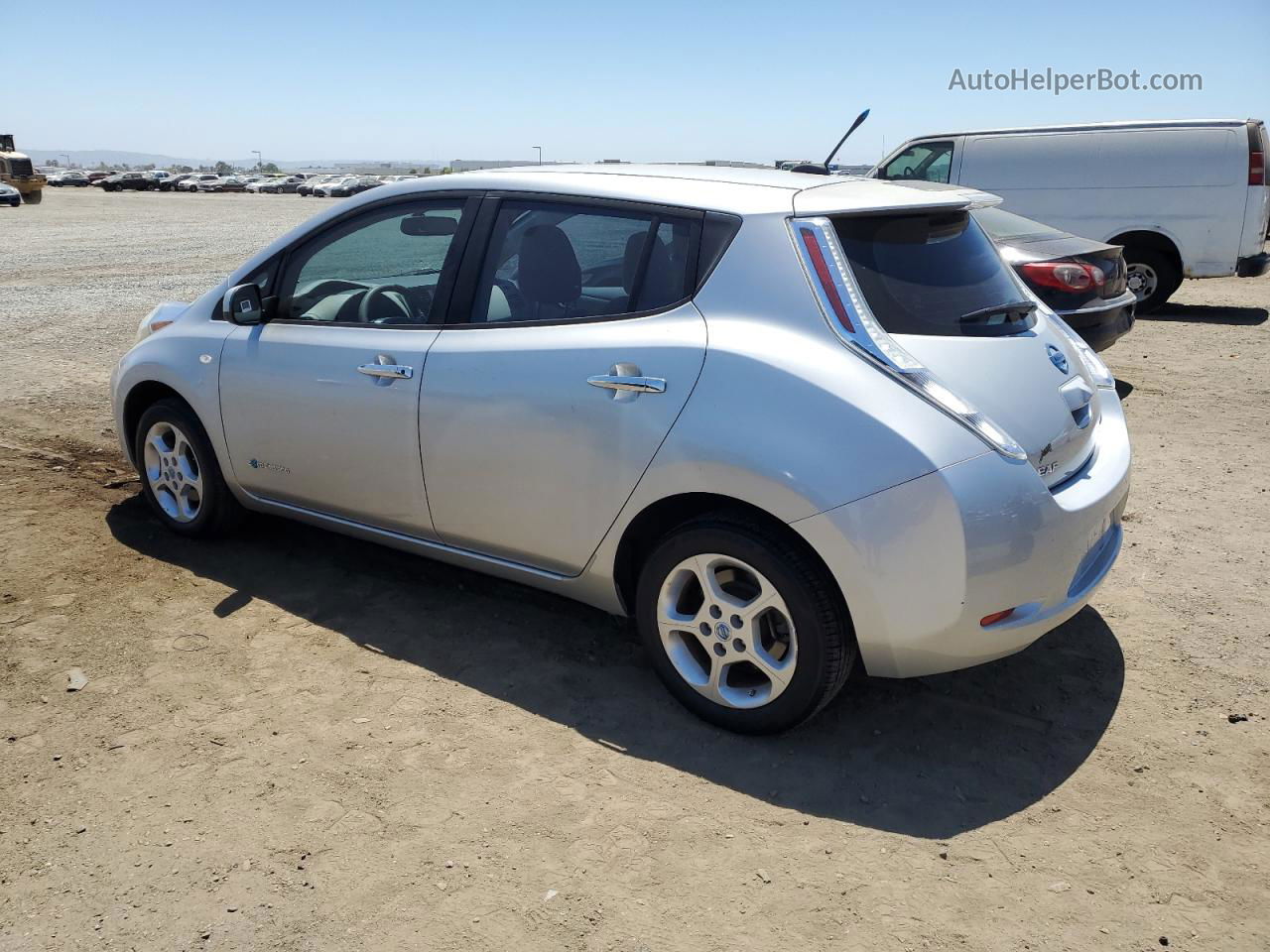 2011 Nissan Leaf Sv Silver vin: JN1AZ0CPXBT001695