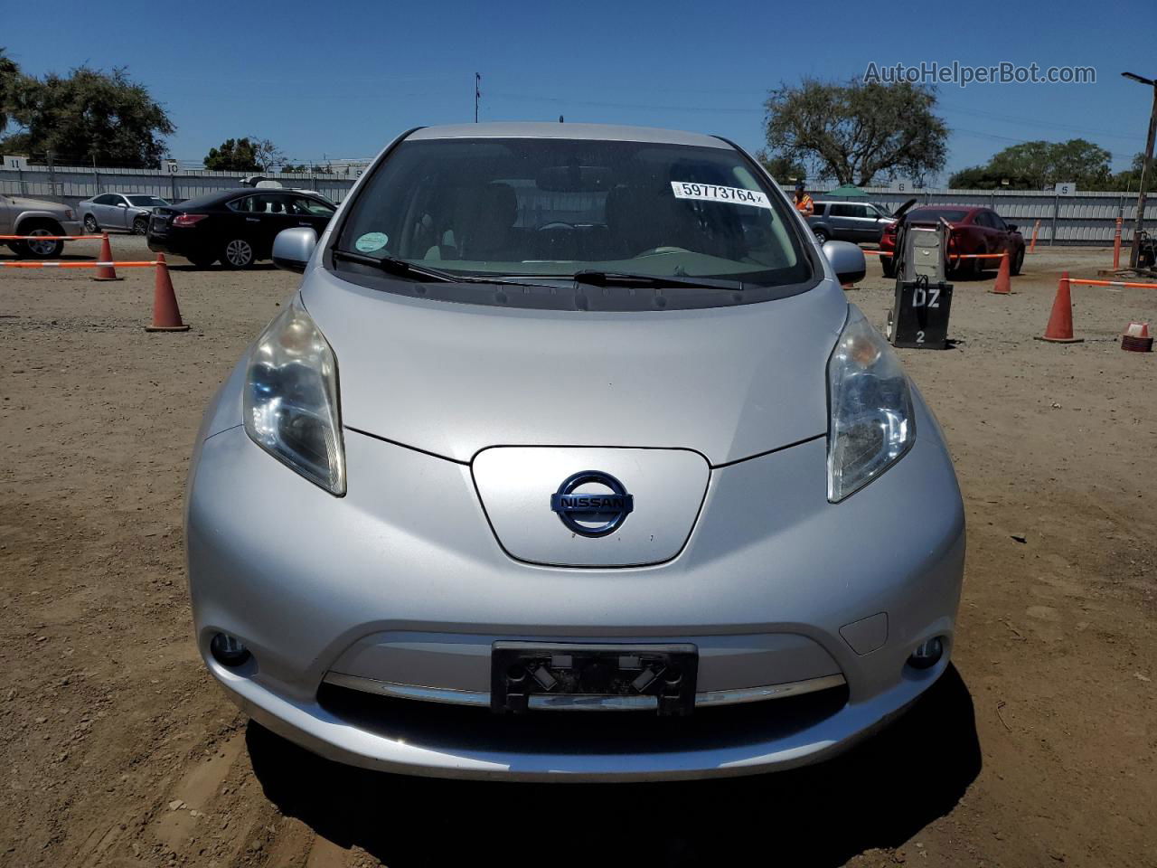 2011 Nissan Leaf Sv Серебряный vin: JN1AZ0CPXBT001695