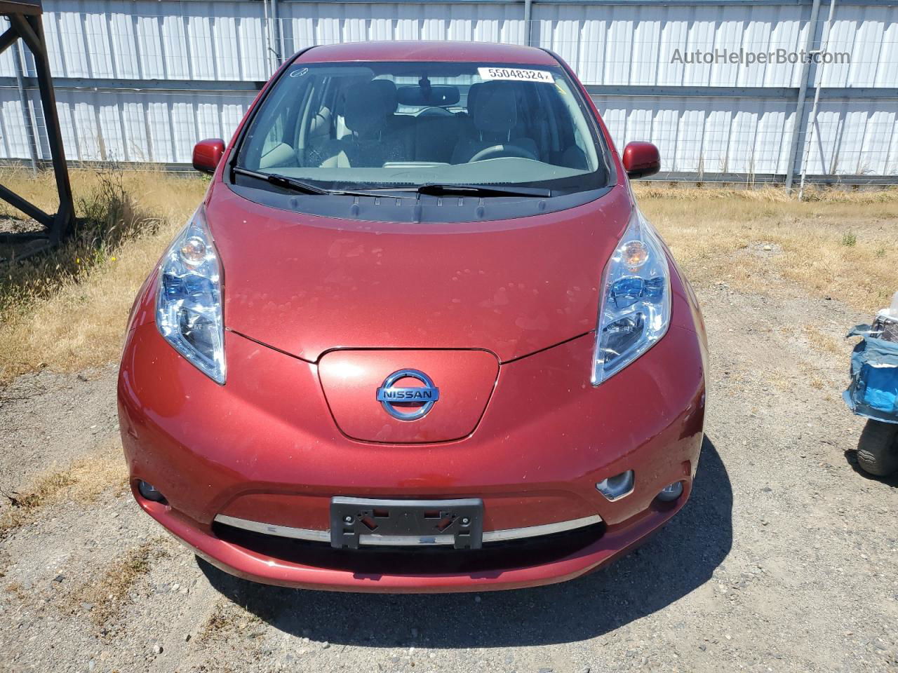 2011 Nissan Leaf Sv Red vin: JN1AZ0CPXBT003561