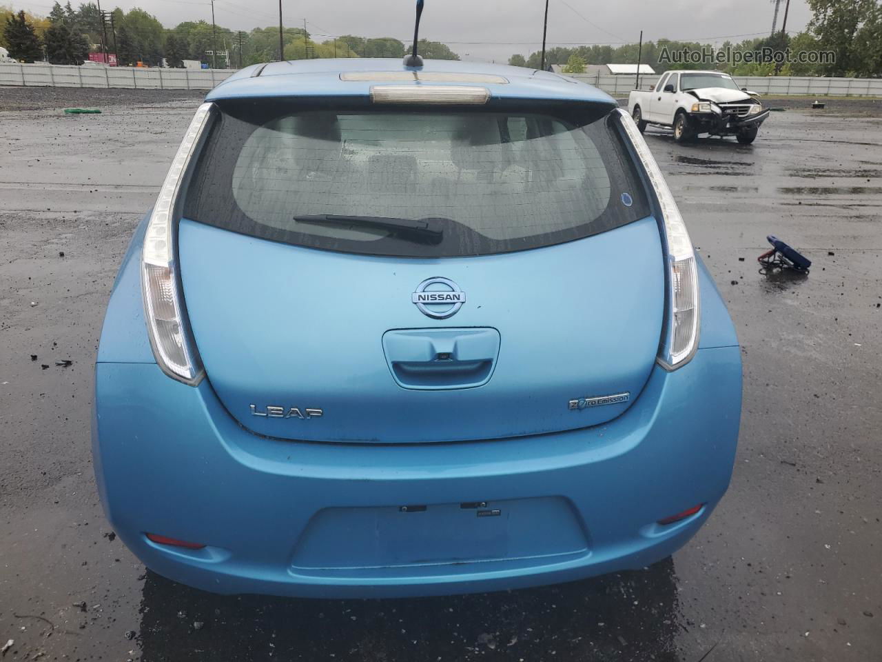 2011 Nissan Leaf Sv Синий vin: JN1AZ0CPXBT005407