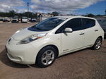 2011 Nissan Leaf Sv White vin: JN1AZ0CPXBT005584