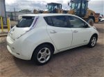 2011 Nissan Leaf Sv White vin: JN1AZ0CPXBT005584