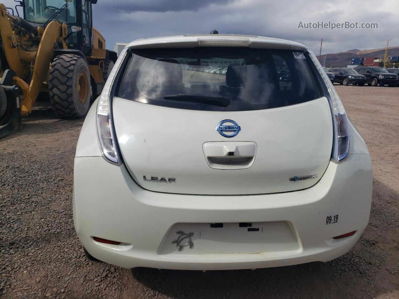 2011 Nissan Leaf Sv White vin: JN1AZ0CPXBT005584