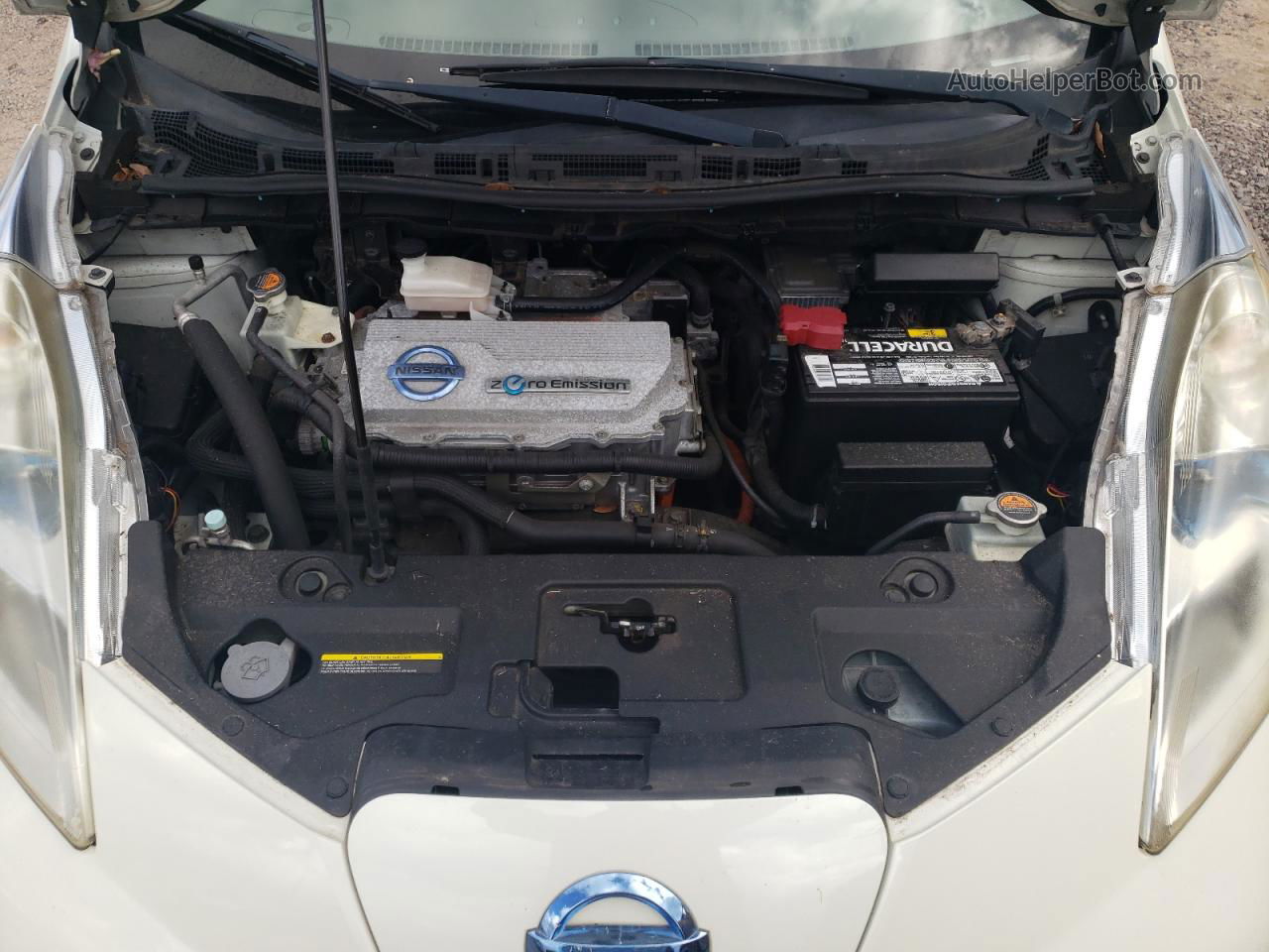 2011 Nissan Leaf Sv White vin: JN1AZ0CPXBT005584