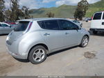 2011 Nissan Leaf Sl Silver vin: JN1AZ0CPXBT006623