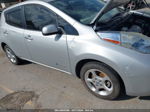 2011 Nissan Leaf Sl Silver vin: JN1AZ0CPXBT006623