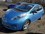 2011 Nissan Leaf Sv Blue vin: JN1AZ0CPXBT007593