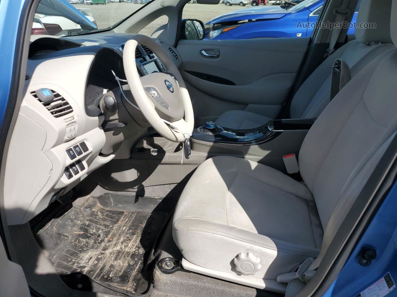 2011 Nissan Leaf Sv Blue vin: JN1AZ0CPXBT007593