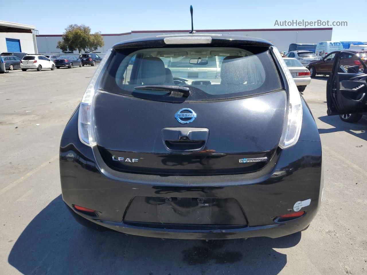 2011 Nissan Leaf Sv Black vin: JN1AZ0CPXBT008081