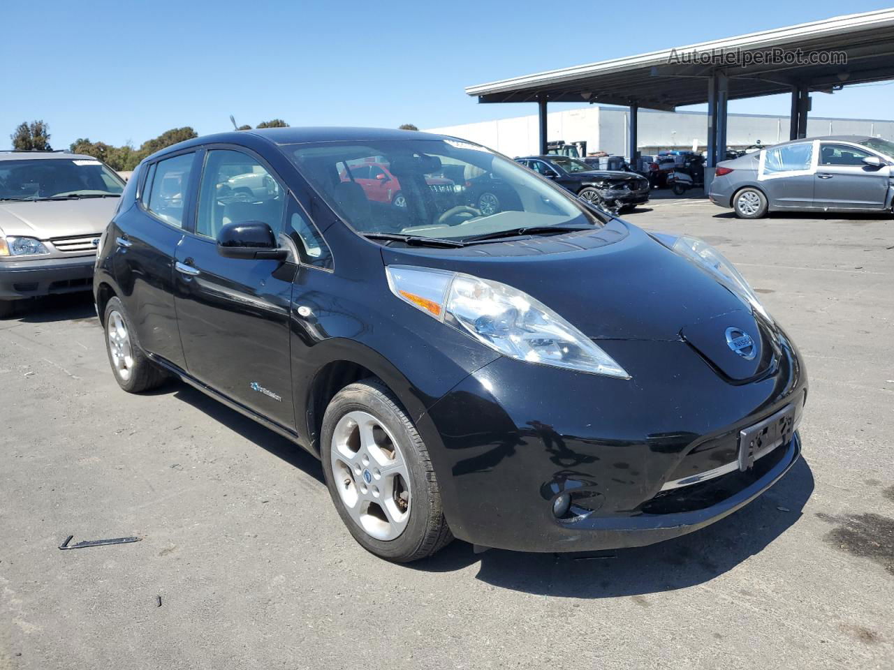 2011 Nissan Leaf Sv Black vin: JN1AZ0CPXBT008081