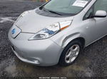 2011 Nissan Leaf Sl Silver vin: JN1AZ0CPXBT009568