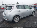 2011 Nissan Leaf Sl Silver vin: JN1AZ0CPXBT009568