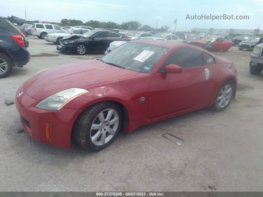 2005 Nissan 350z   Red vin: JN1AZ34D05M601758