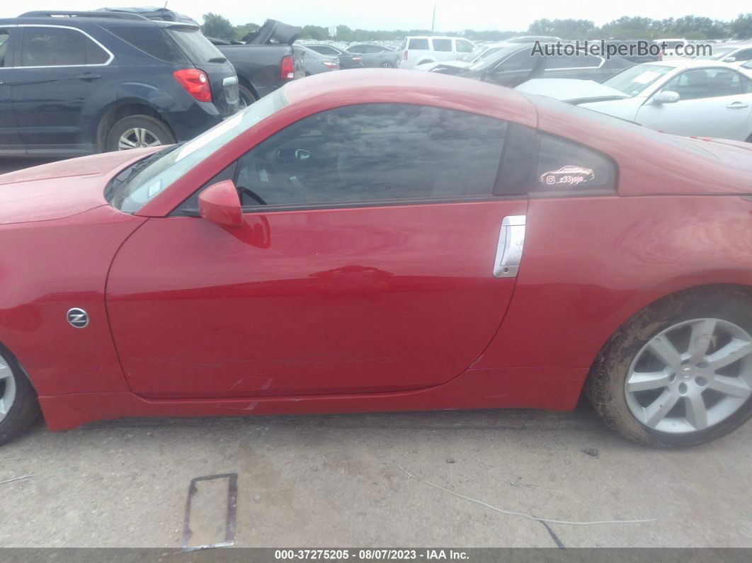 2005 Nissan 350z   Red vin: JN1AZ34D05M601758