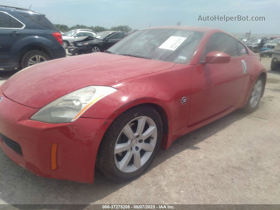 2005 Nissan 350z   Red vin: JN1AZ34D05M601758