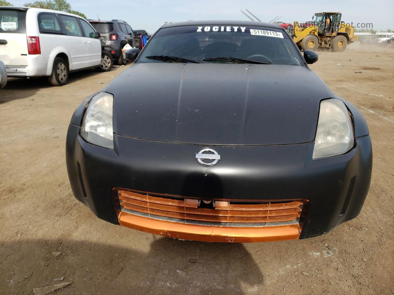 2005 Nissan 350z Coupe Серый vin: JN1AZ34D05M602487