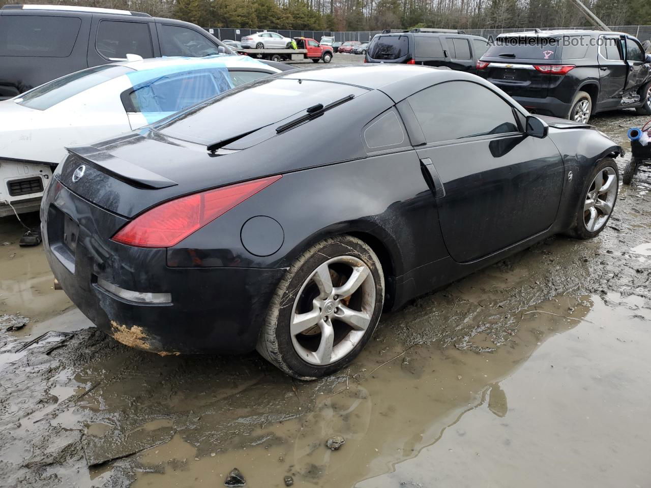 2005 Nissan 350z Coupe Black vin: JN1AZ34D05M607379