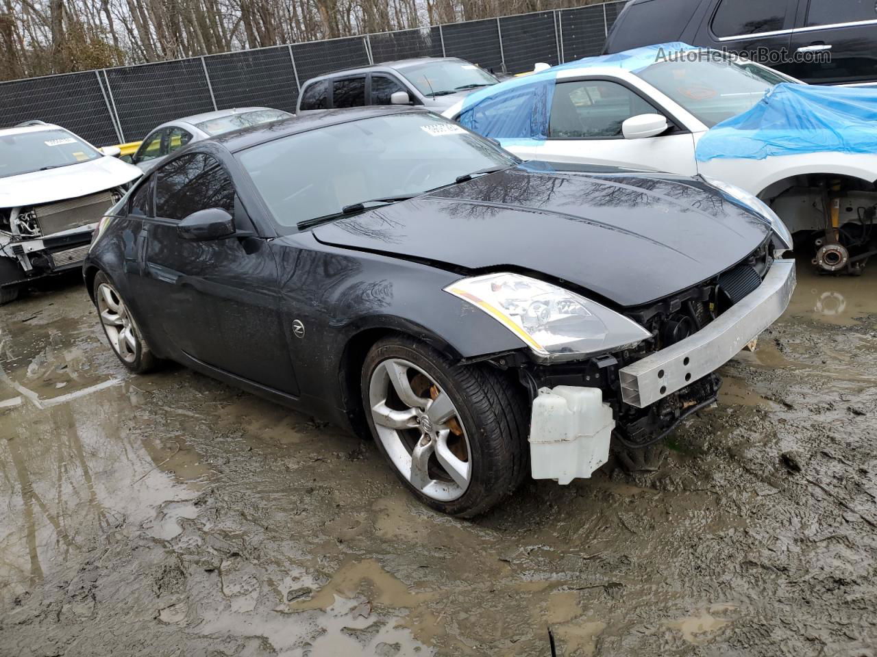 2005 Nissan 350z Coupe Black vin: JN1AZ34D05M607379