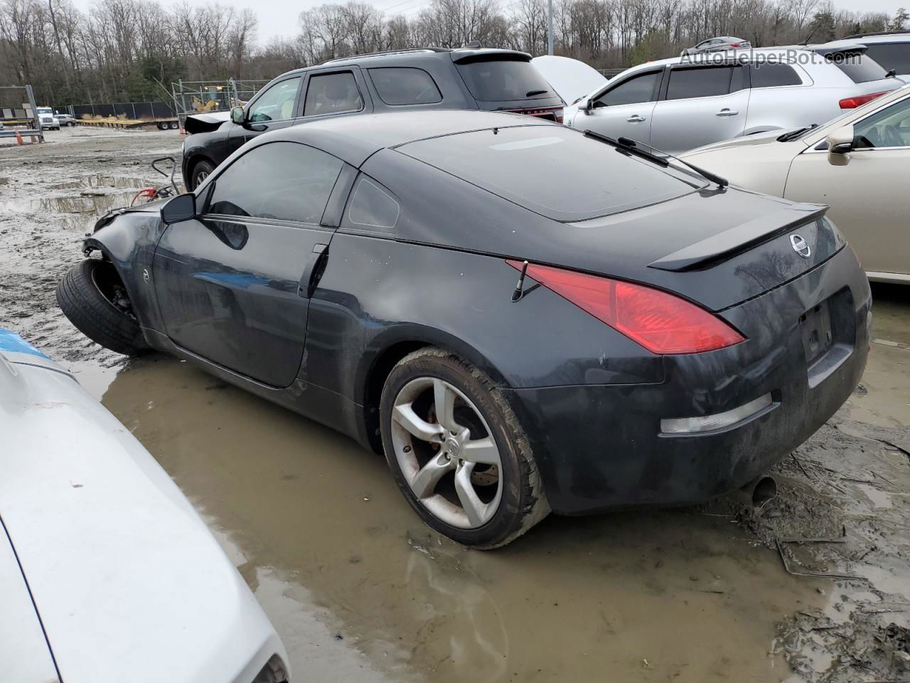 2005 Nissan 350z Coupe Black vin: JN1AZ34D05M607379