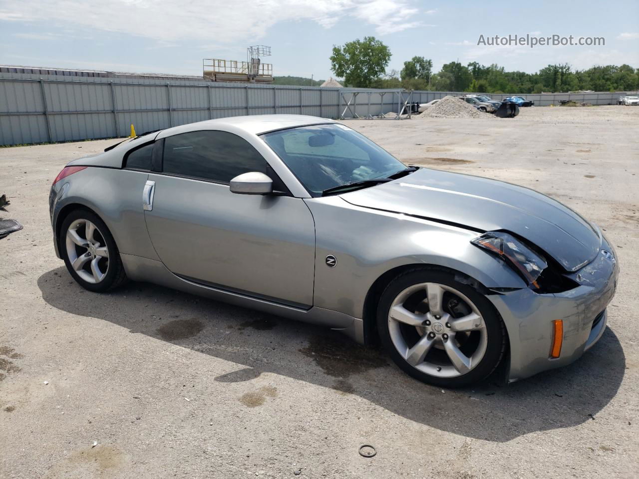 2005 Nissan 350z Coupe Silver vin: JN1AZ34D25M607061