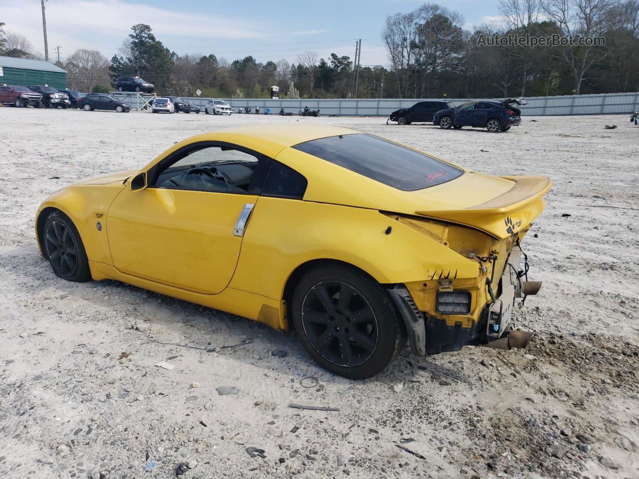 2005 Nissan 350z Coupe Yellow vin: JN1AZ34D35M605349