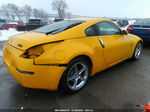 2005 Nissan 350z Touring Yellow vin: JN1AZ34D45M600578