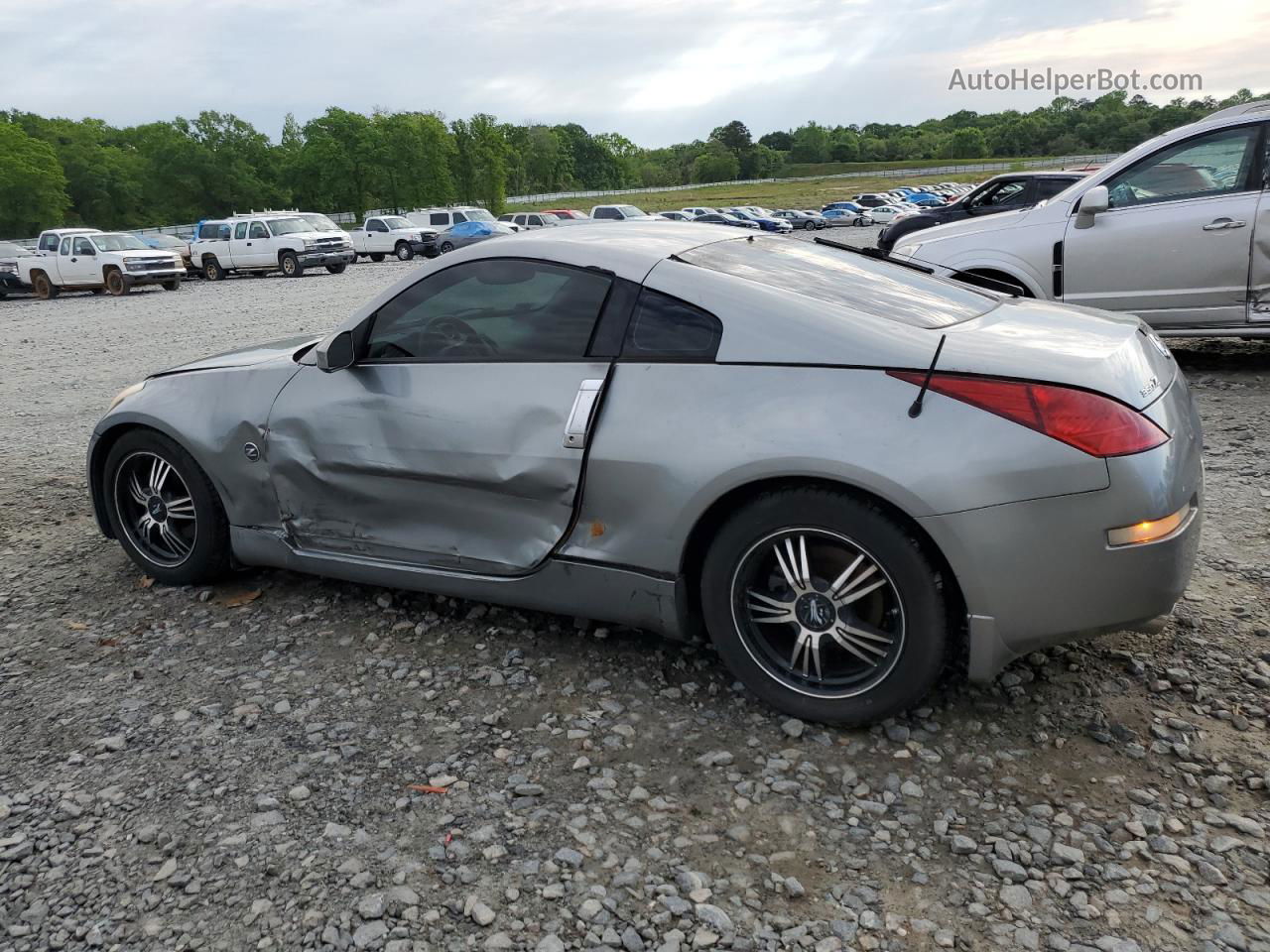 2005 Nissan 350z Coupe Silver vin: JN1AZ34D45M603125