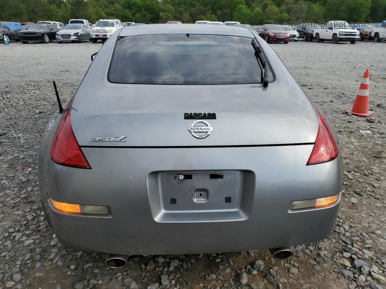 2005 Nissan 350z Coupe Silver vin: JN1AZ34D45M603125