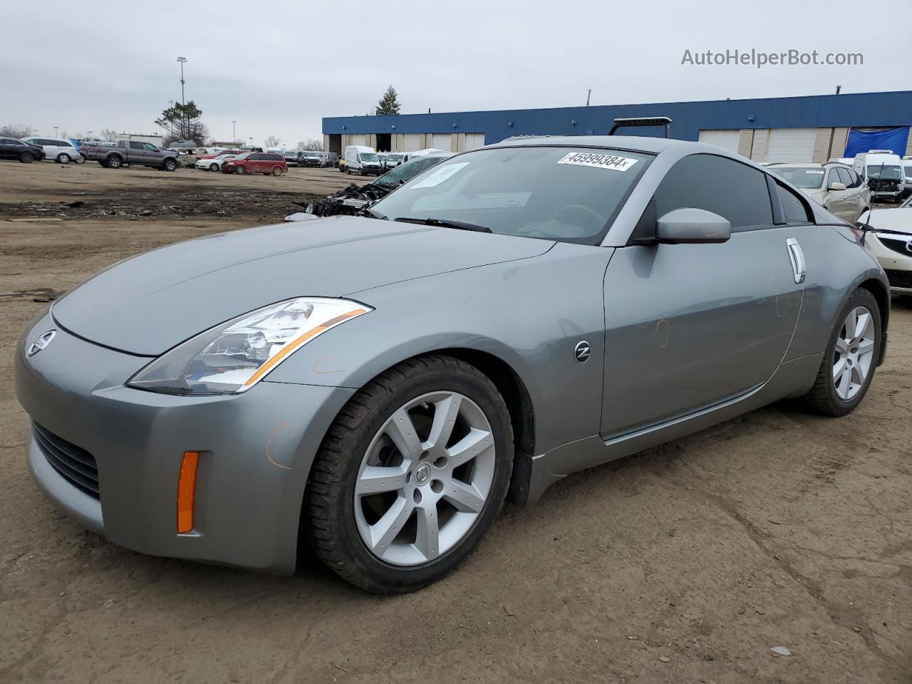 2005 Nissan 350z Coupe Серебряный vin: JN1AZ34D45M605800