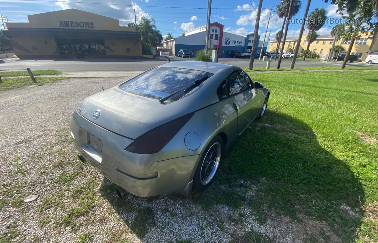 2005 Nissan 350z Coupe Gray vin: JN1AZ34D55M607684