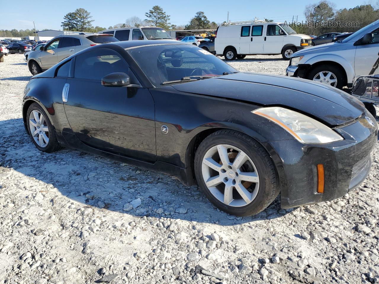 2005 Nissan 350z Coupe Black vin: JN1AZ34D55M609113