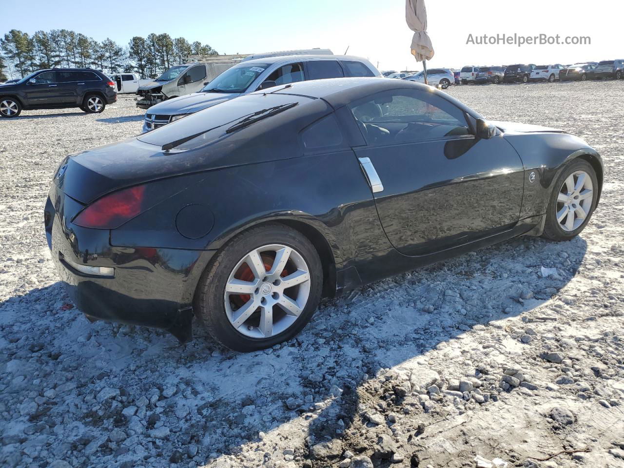 2005 Nissan 350z Coupe Black vin: JN1AZ34D55M609113