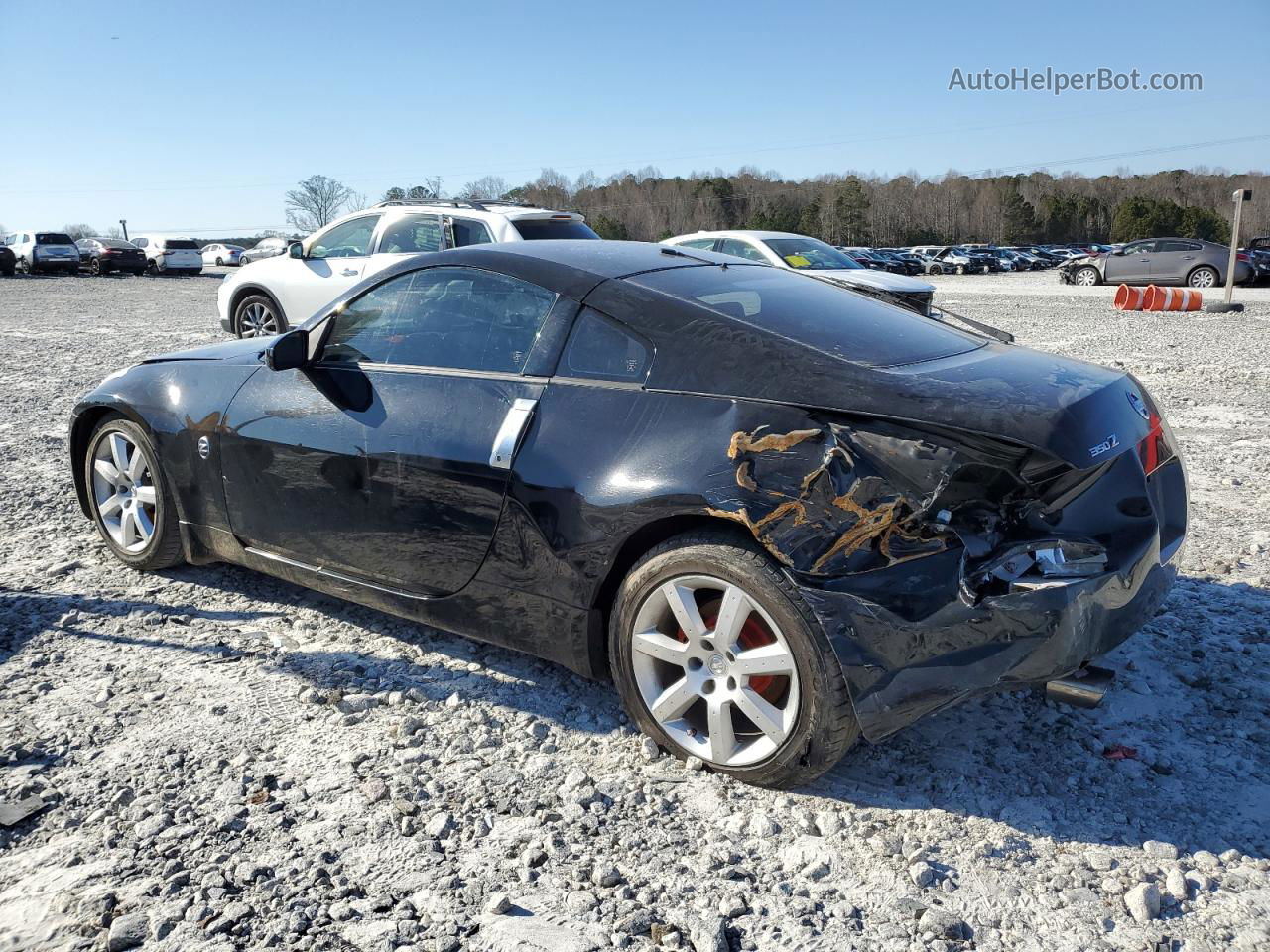 2005 Nissan 350z Coupe Black vin: JN1AZ34D55M609113