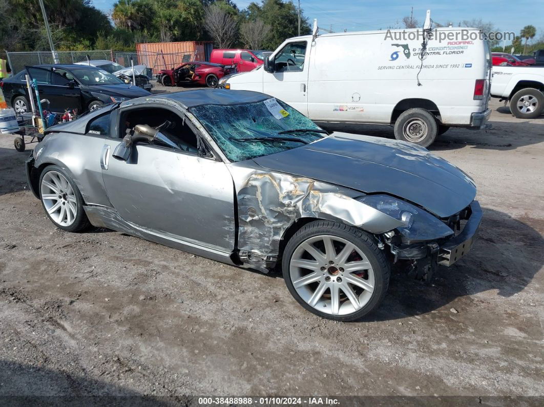 2005 Nissan 350z Enthusiast Silver vin: JN1AZ34D65M602042