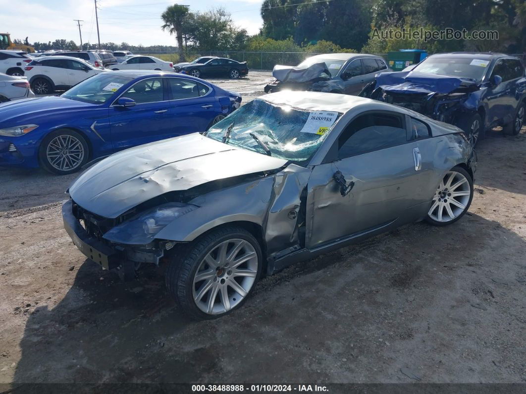 2005 Nissan 350z Enthusiast Silver vin: JN1AZ34D65M602042