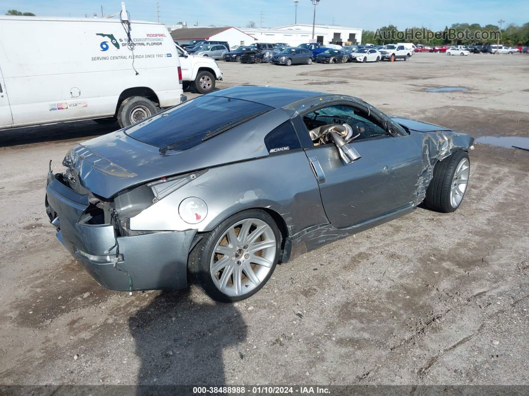 2005 Nissan 350z Enthusiast Silver vin: JN1AZ34D65M602042